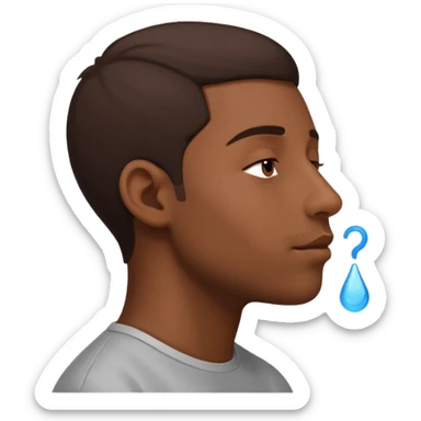 Side profile nose breathing sticker