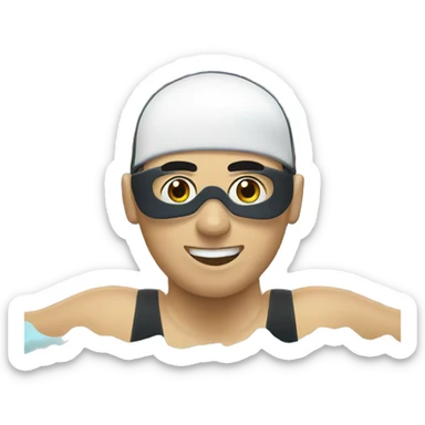 paralympic swimming sticker