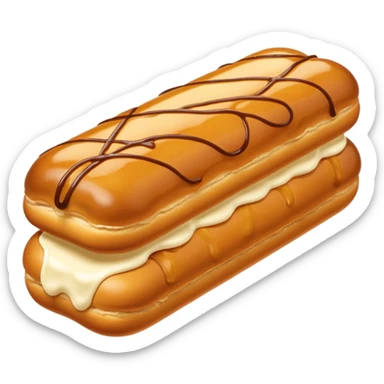 Butterscotch éclair  sticker