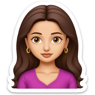 ipretty bratz emoji of alia bhatt sticker