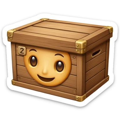 box on shelf sticker