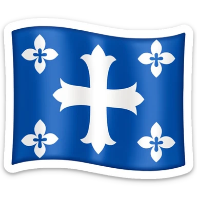 The Quebec flag sticker