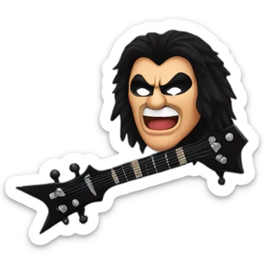 Gene Simmons sticker