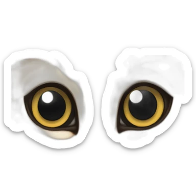 gato con ojos llorosos sticker