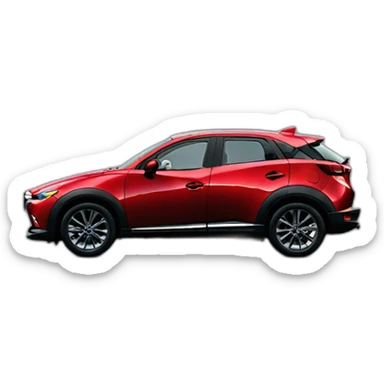 Mazda cx-3 red sticker