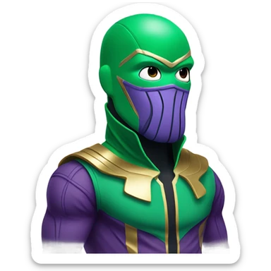 Thanos from squid games 2 sticker