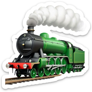 Steam Train - Flying Scotsman (Model Year: 2022) (Iconic colour: Green) sticker