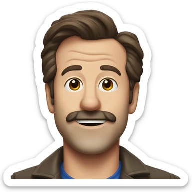  Jason Sudeikis as Ted Lasso sticker