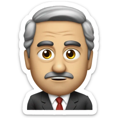 Angry armenia premier minister sticker