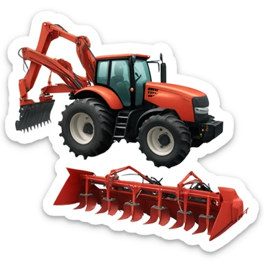 USA agricultural machine sticker