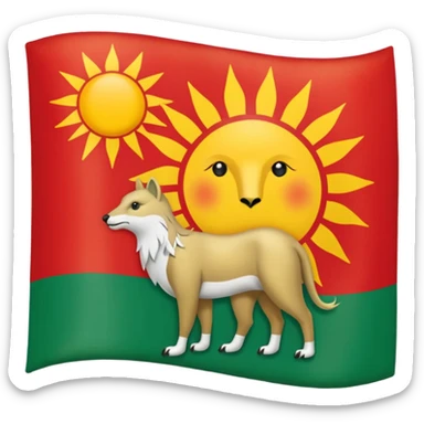 Alte persische Flagge sticker