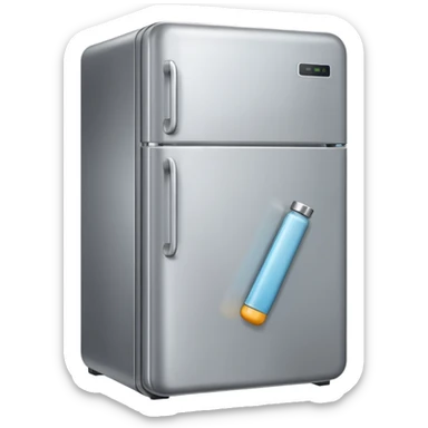 Hi refrigerator ! in text sticker