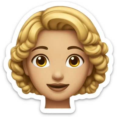 a beatiful girl sticker