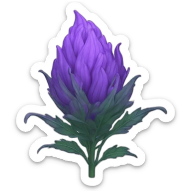 purple haze bud sticker