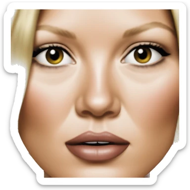 Kate Moss  sticker