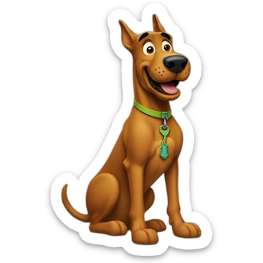 Scooby doo sticker