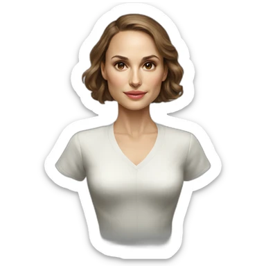 natalie portman anatomy class study full body sticker