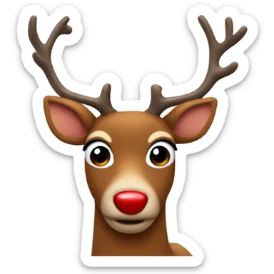 Rudolph sticker
