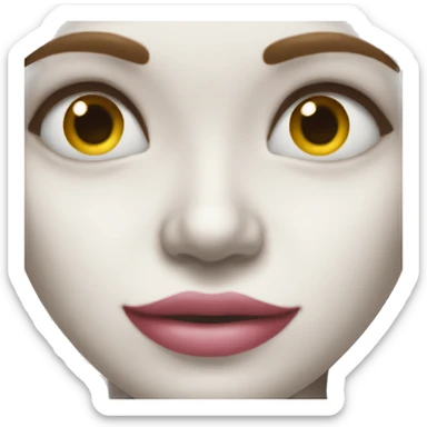 so in love emoji face sticker