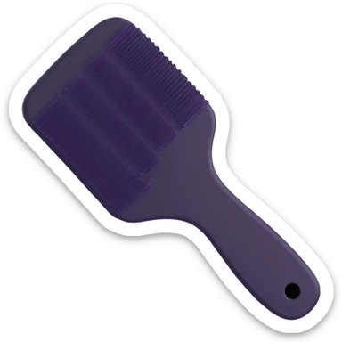 air cushion comb for hair with flexible base sticker