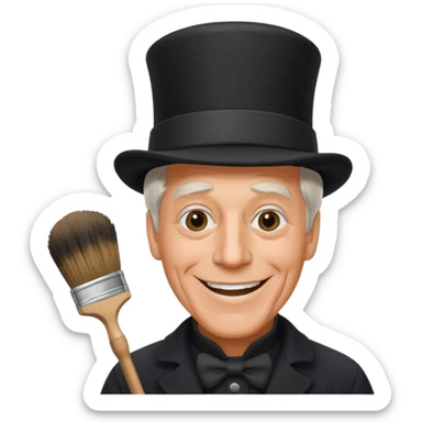 Dick Van Dyke chimney sweep  for discord  sticker