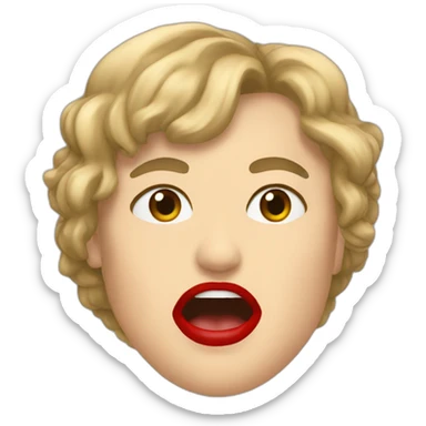 taylor-swift-mouth-bbc sticker