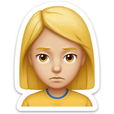 A yellow face doing 67 and he’s kinda mad but not really sticker