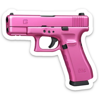 Pink Glock  sticker