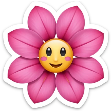 Flor rosada sticker