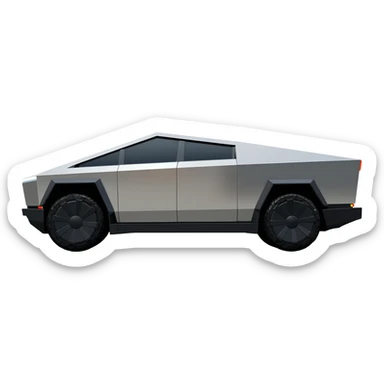 Cyber truck sticker