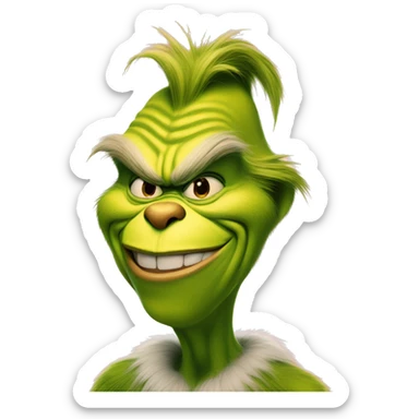 jim carey’s the grinch sticker