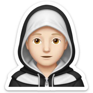 kkk member white sticker