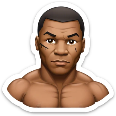 Mike Tyson the boxer sticker