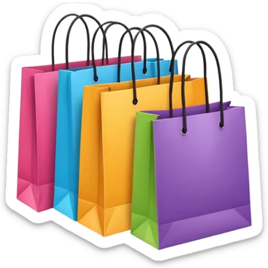 bolsas de compras sticker