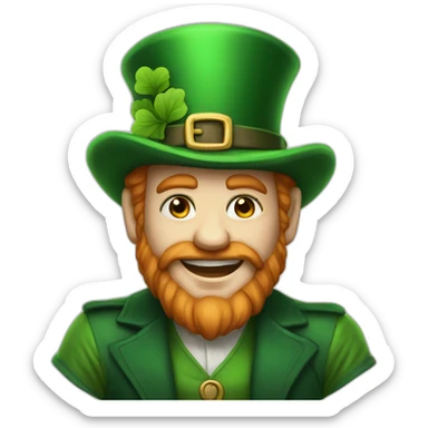 extremely overwhelmingly powerful leprechaun sticker