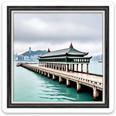 Hong Kong’s Queen’s Pier sticker