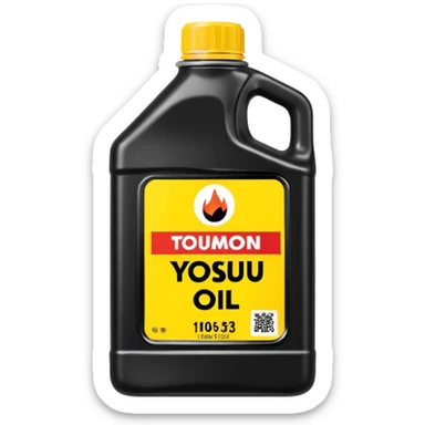 yosu motor oil sticker