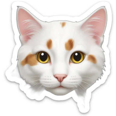 turkish van cat sticker