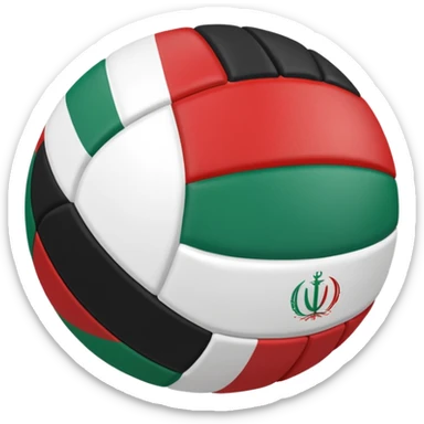 🖤🏐🇮🇷 sticker