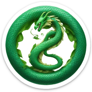 ouroboros symbol sticker