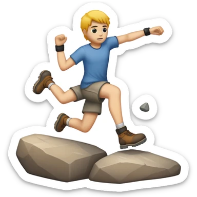 Kicking rocks sticker