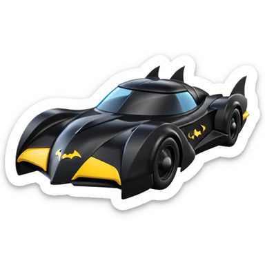 Batman the animated series Batmobile  sticker