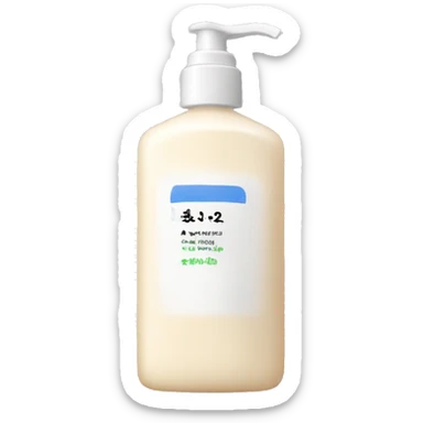 Lotion  sticker