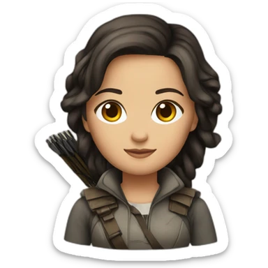 katniss everdeen sticker