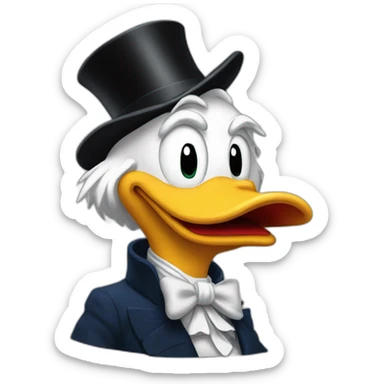 Scrooge McDuck sticker