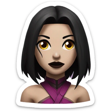 Sad Mileena Mortal Kombat X sticker