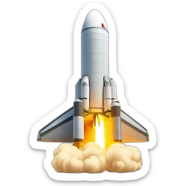 ariane 5 rocket with a armadillo sticjer sticker