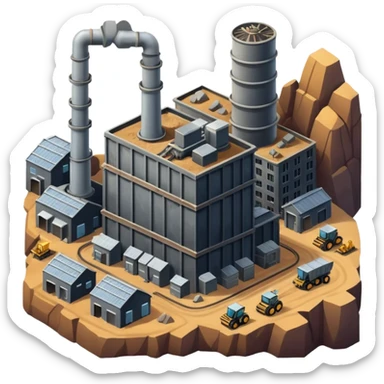 Mining farm sticker