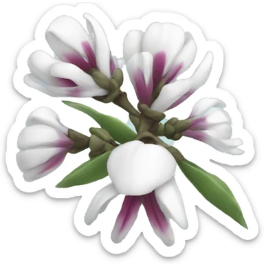 Winter flowers  sticker