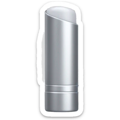 lip balm silver packaging sticker